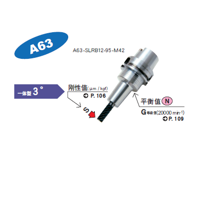 甘孜A63一體式熱裝刀柄