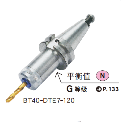 漯河超彈性筒夾刀柄E型(DTE)